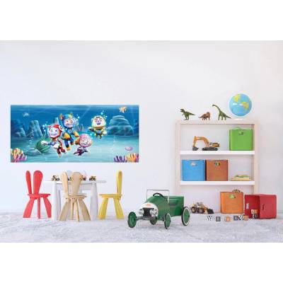 AG Design FTDNH-5531 Vliesová fototapeta Tlapková patrola, rozměry 170 x 75 cm