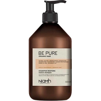 Niamh Be Pure Restore šampón pre poškodené vlasy 500 ml