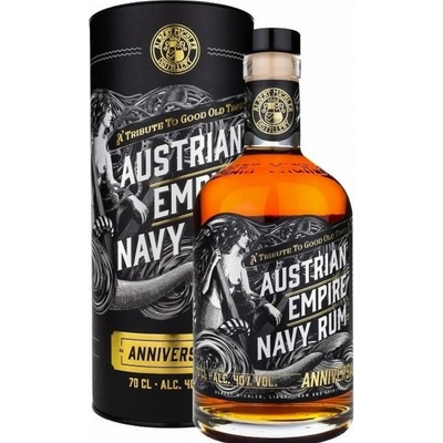 Albert Michler Austrian Empire Navy Anniversary Barbados rum 40% 0,7 l (holá láhev)