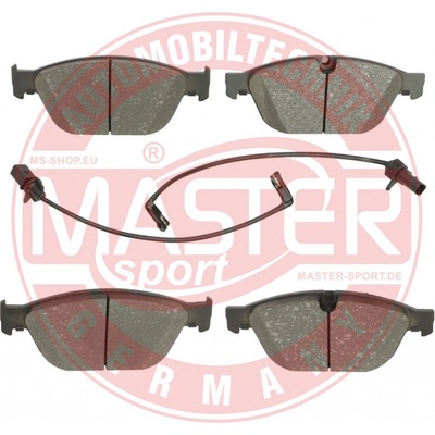 MASTER-SPORT Sada brzdových platničiek kotúčovej brzdy 13046072812NSETMS