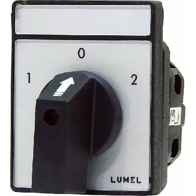 Lumel Vačkový spínač 1-0-2 3P 16A pro instalaci PKT1 C60L302OFA000