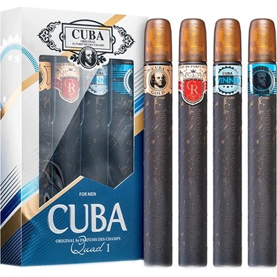 Cuba Quad I подаръчен комплект с парфюмна вода 4х35мл за мъже 1 бр