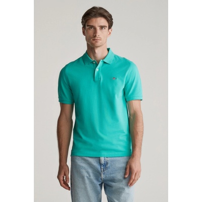 Gant reg shield SS pique Polo tropic blue