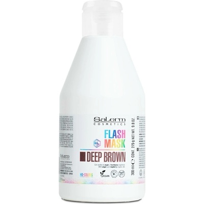 Salerm HD Colors Flash Mask barvicí maska hnědá 300 ml
