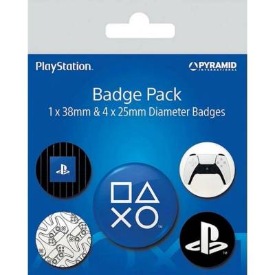 Playstation odznaky 5 kusů