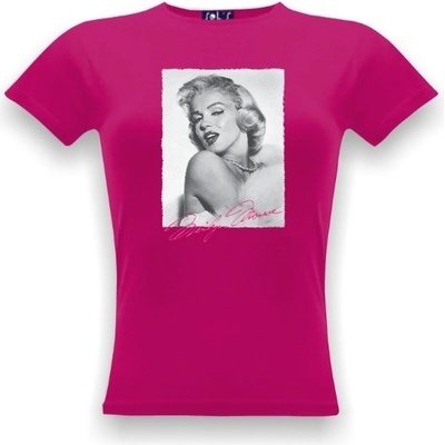 Tričko s potiskem Marilyn Monroe dámské Fuchsia