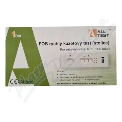 AllTest FOB rychlý kazetový test stolice 1 ks