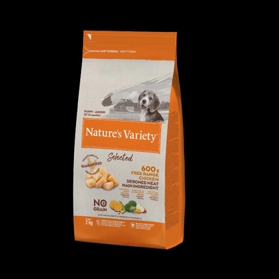 Nature's Variety selected junior dog s kuracím 2 kg