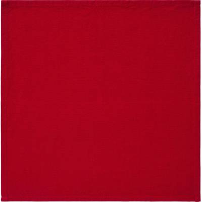 Ib Laursen Bavlnený obrúsok Elin Plain Red 40x40 cm