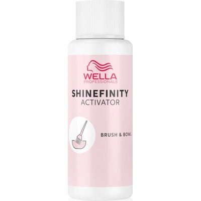 Wella Professionals Shinefinity Activator vyvíjač farby pre blond vlasy 60 ml