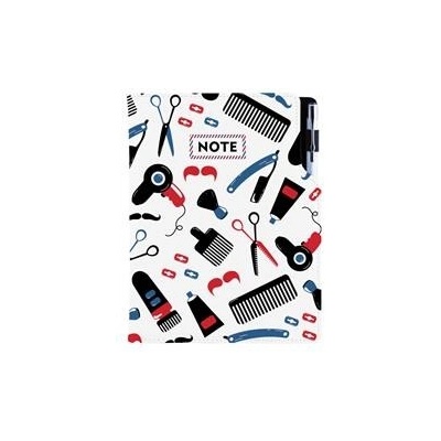 KADEŘNICKÝ Barber DESIGN Notes zápisník B5 čtverečkovaný