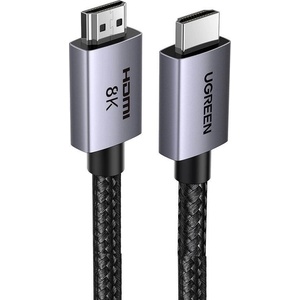 UGREEN Високоскоростен 8K HDMI към HDMI кабел (100 см) - Ugreen UltraHD Definition Series HDMI 2.1, 8K 60Hz Cable (черен) (UGR1806)