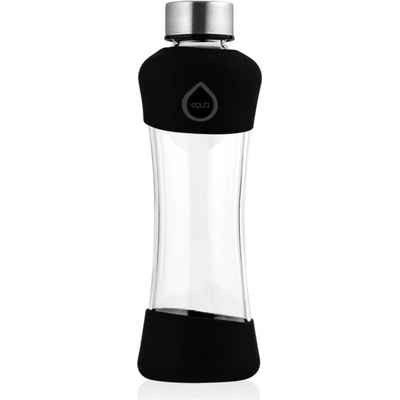 Equa Active skleněná láhev na vodu Black 1 ks