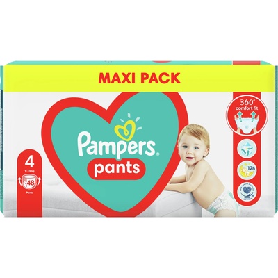 Pampers Бебешки пелени гащи Pampers 4, 48 броя (1100004185)
