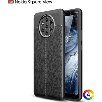 Image 1 of Nokia 9 PureView Удароустойчив Litchi Skin Калъф и Протектор