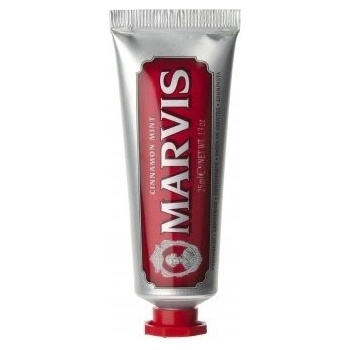Marvis Cinnamon Mint zubní pasta bez fluoridu, 25 ml