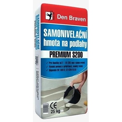 Den Braven Samonivelační hmota na podlahy PREMIUM S200 25 kg – Zbozi.Blesk.cz