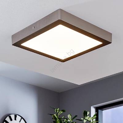 EGLO 78218 - LED таванно осветително тяло FUEVA LED/22W/230V 30x30 cm матов хром (EG78218)