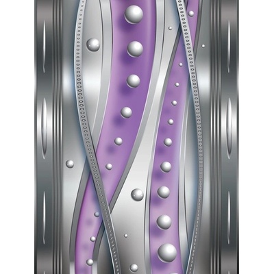 Preinterier Fototapeta panel - PL0182 - 3D gule – ružovo sivé pozadie vlies - 206cm x 275cm