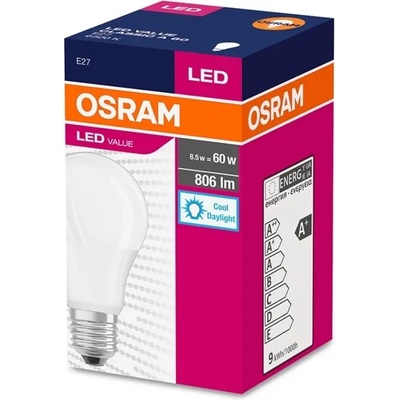 OSRAM LED крушка Osram, E27, 9W, 806 lm, 6500K