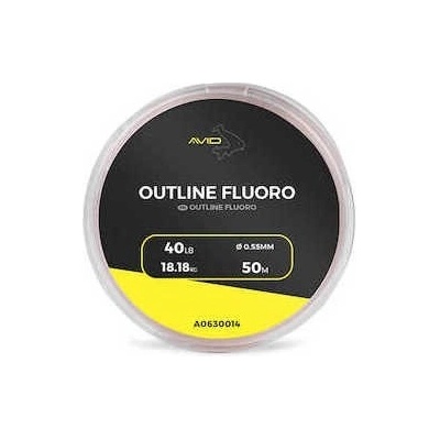 Avid Outline Fluoro 50 m 0,50 mm 13,6 kg