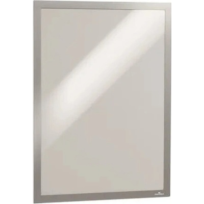 DURABLE Informačný panel, A3, samolepiaci, DURABLE "DURAFRAME", strieborná