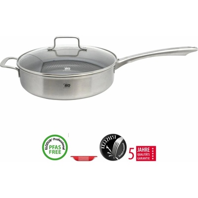 ELO Relief Solution Hluboká pánev s pomocnou rukojetí a skleněnou poklicí 28 cm ELO 32458