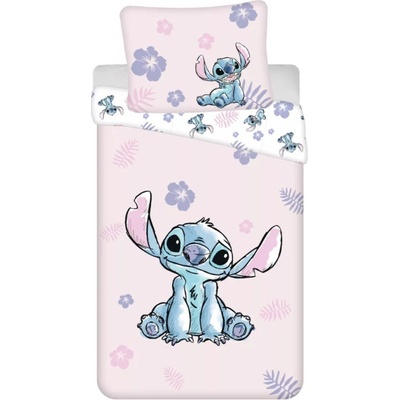 Jerry Fabrics bavlna obliečky Lilo and Stitch Pink 140x200 70x90