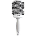 Olivia Garden Expert Blowout Shine Round Brush White & Grey 65 mm