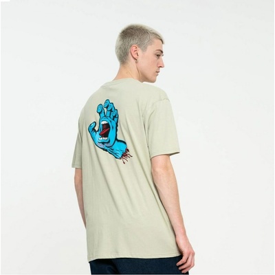 Santa Cruz Screaming Hand Chest T-Shirt Nickel