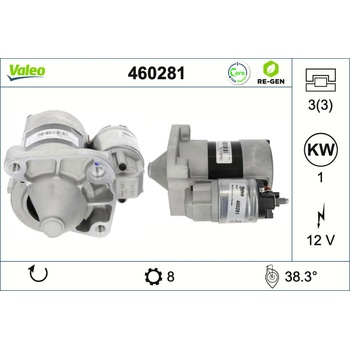 Štartér VALEO 460281