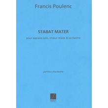 STABAT MATER by Francis Poulenc full score for soprano solo, choir + orchestra