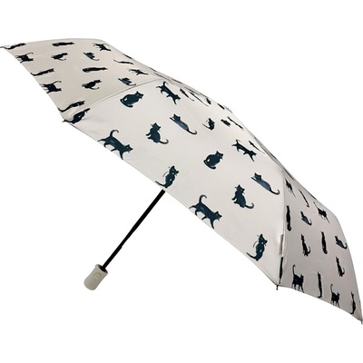 Smati USA9044 Dáždnik automatický Chat Noir béžový