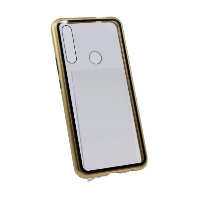 Bomba Magnetické luxury púzdro pre huawei - Zlatá Model Huawei: P Smart Z / Y9 Prime 2019