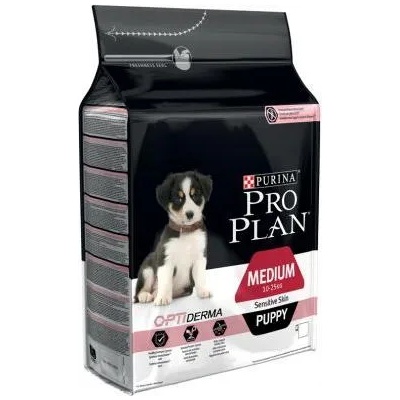 PRO PLAN OptiDerma Medium Puppy Sensitive Skin 2x12 kg