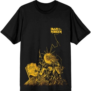 Iron Maiden Est. 1975 Life After Death Lightning Тениска с къс ръкав Black XL (IMTEE204MB04)