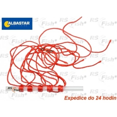 Albastar Zarážka na splávky bavlnka červená tenká
