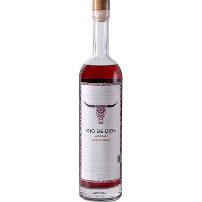 Ojo de Dios Mezcal Hibiscus 35% 0,7 l (čistá fľaša)