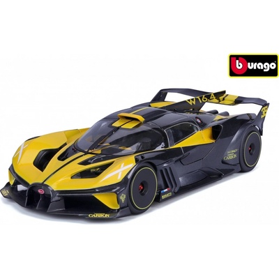 Bburago TOP Bugatti Bolide žlutá /Black 1:18