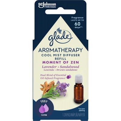 Glade Aromatherapy Cool Mist Diffuser Moment of Zen náplň 17,4 ml – Zboží Dáma