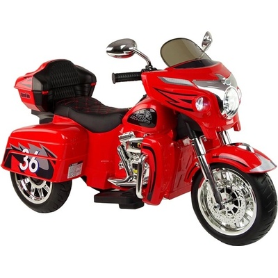 LeanToys elektrická motorka Goldwing červená