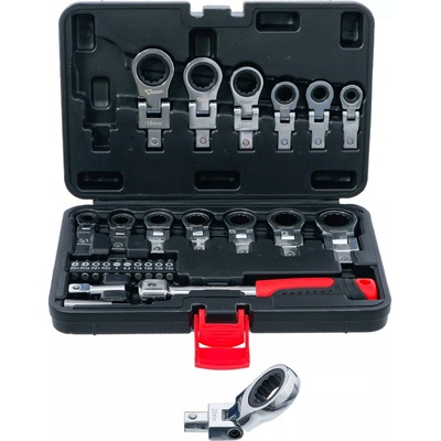 BGS DIY Sada račňových očkových kľúčov a bitov 6 – 20 mm 27 ks 84529