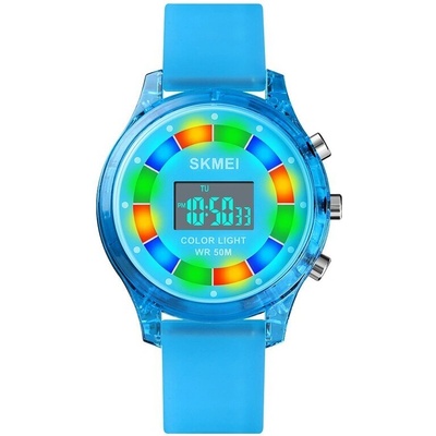 Skmei Детски часовник SKMEI Multicolor, Дигитален, Син, Различни цветове (SKMEI-1596-KIDS-DARK-BLUE)