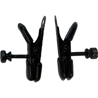 X Fun Щипки за зърна "sasco black" Регулируеми