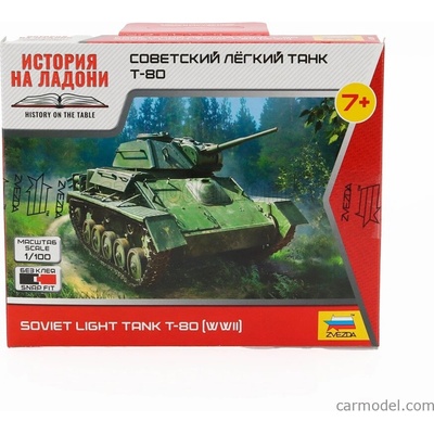 Zvezda Tank T-80 Soviet Military 1945 / 1:100