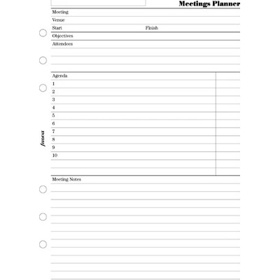 Filofax A5 Plán schůzek – Zboží Dáma
