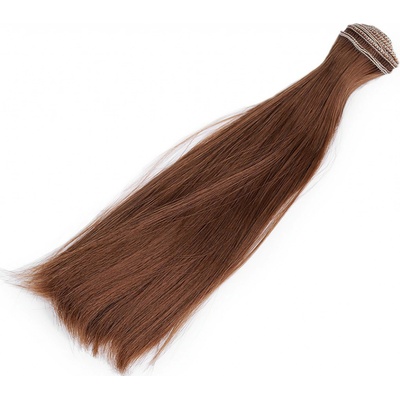 TextilCentrum.cz Paruka / vlasy pro panenky 800899/5 světle hnědá, délka vlasů 20cm, návin 1m