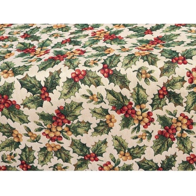SCANquilt ubrus BONA LUREX cesmína smetanovozelená 70x70 cm