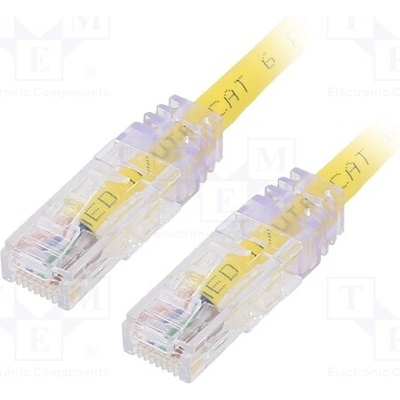 Panduit UTPSP2MYLY Patch U/UTP Cat 6 RJ45 vidlice z obou stran lanko Cu 2m