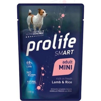 Zoodiaco Prolife Dog Smart Adult Mini jehněčí s rýží 100 g
